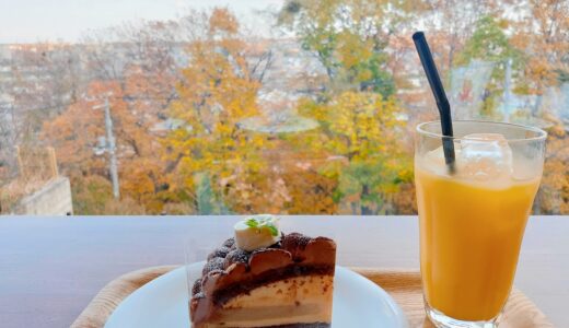 【CAFÉ de ROMAN カフェドロマン札幌藻岩店】チョコモンブランで有名なろまん亭の絶景カフェ
