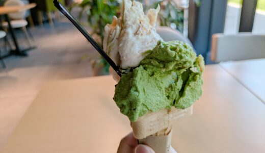 【アルトラーチェ】おしゃれな店内でいただくジェラート&ピザ｜北広島市